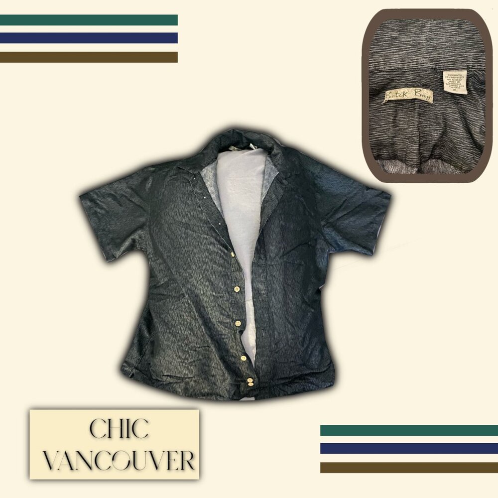 Unique Rayon Button down t-shirt